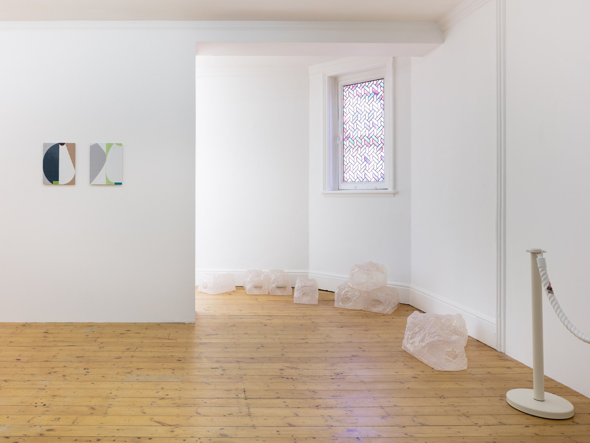 Installation view, WE, Rodeo, London, 2018.