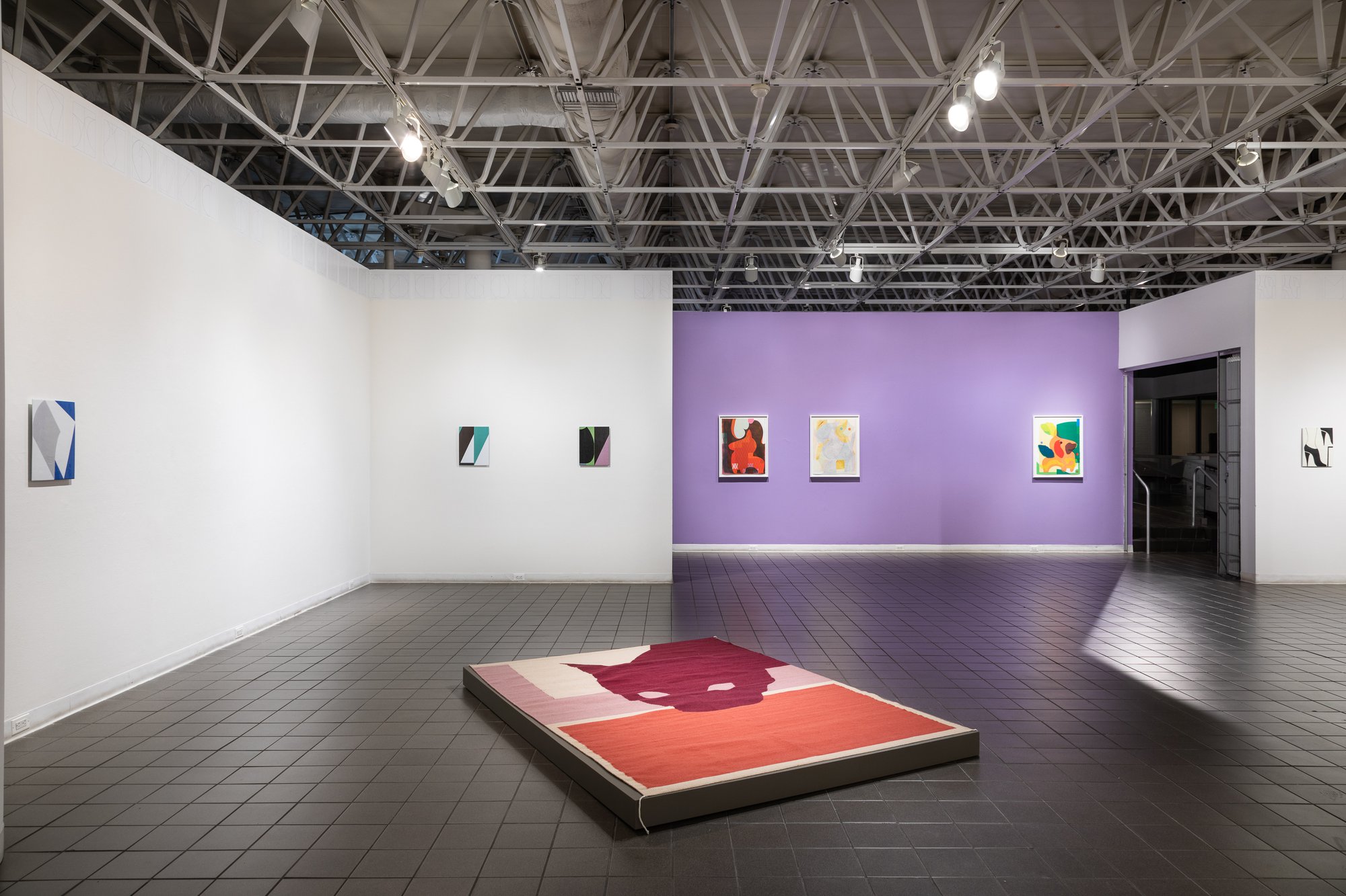 Installation view, Ulrike Müller, Or Both, The Galleries at Moore, Philadelphia, 2019