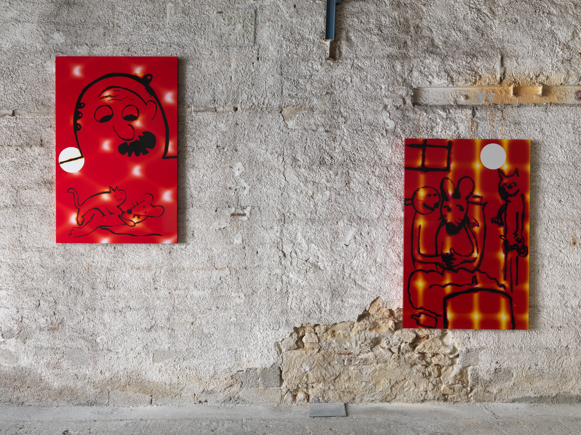 Installation view, Hadi Fallahpisheh, Young and Clueless, Rodeo, Piraeus, 2021