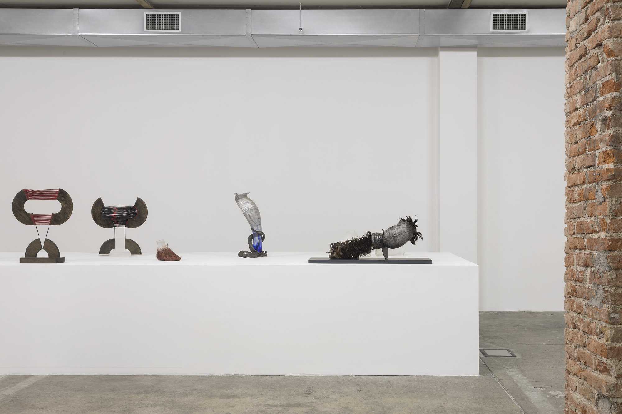 Installation view, Liliane Lijn, I AM SHE, Ordet, Milan, 2020