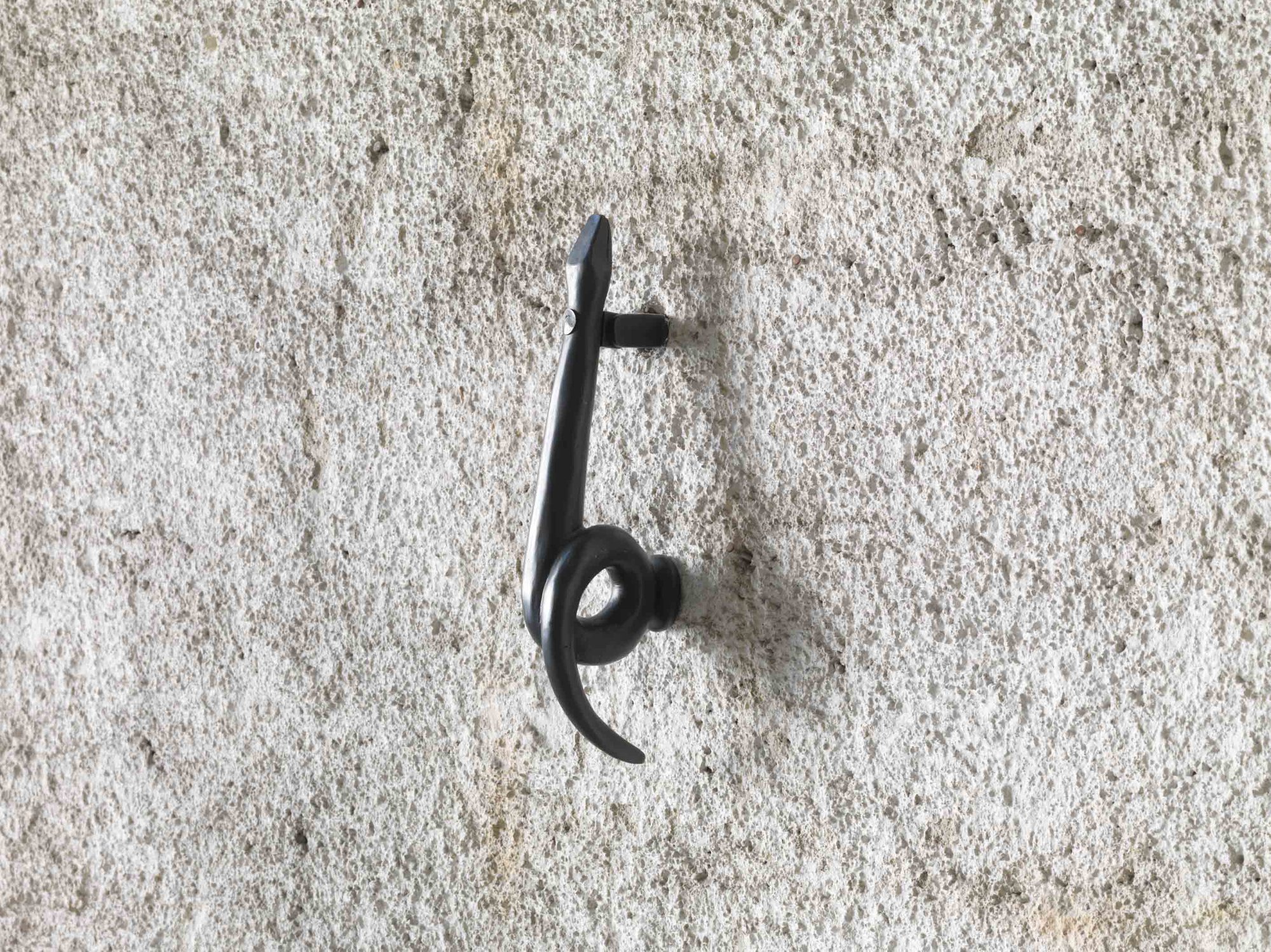 Christodoulos Panayiotou, Untitled, bronze door handle, 36 x 14 x 6 cm (14 1/8 x 5 1/2 x 2 3/8 in), 2013