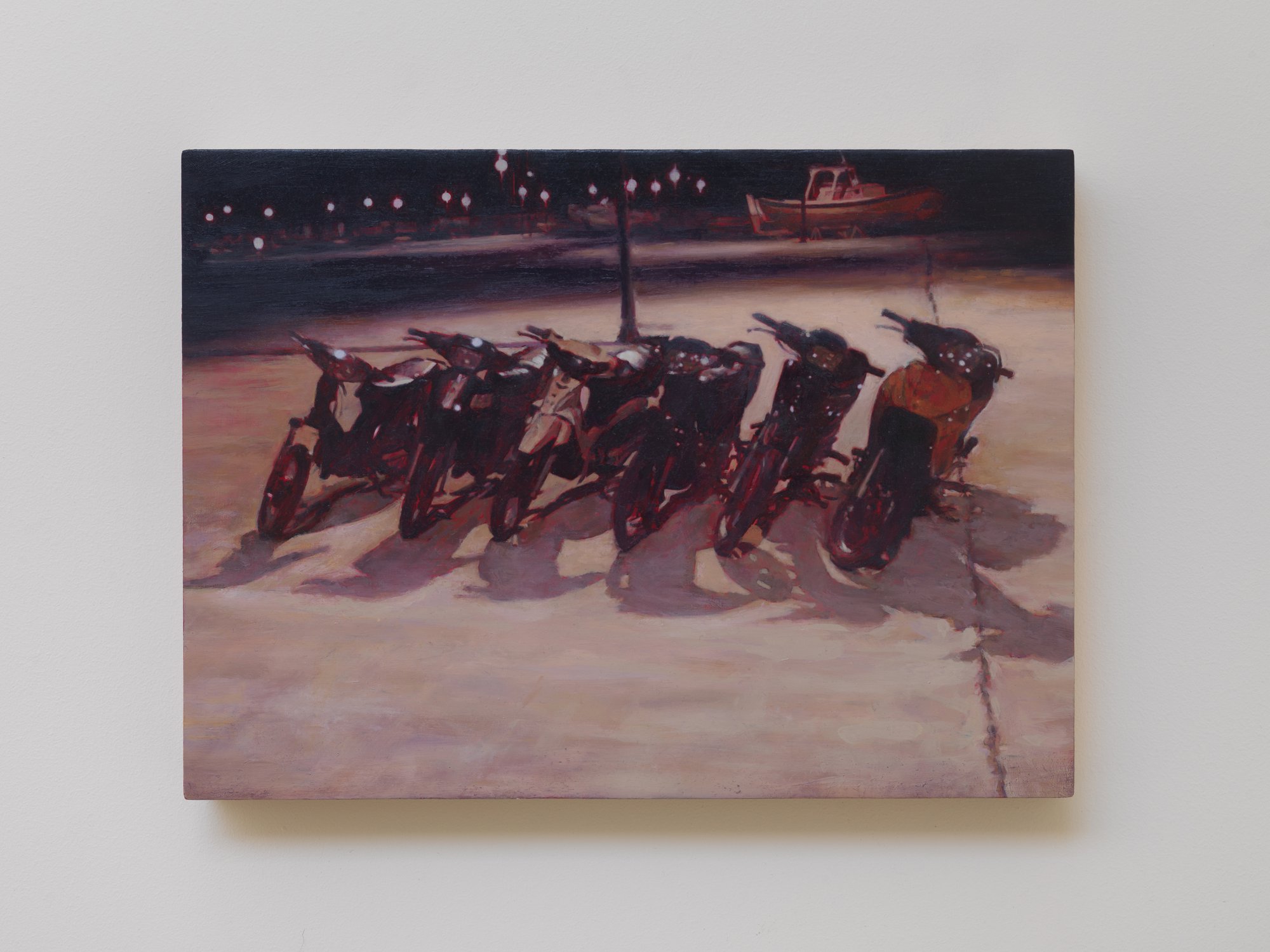 Eftihis Patsourakis, still 0, oil on wood, 29.5 x 23 cm, 2019