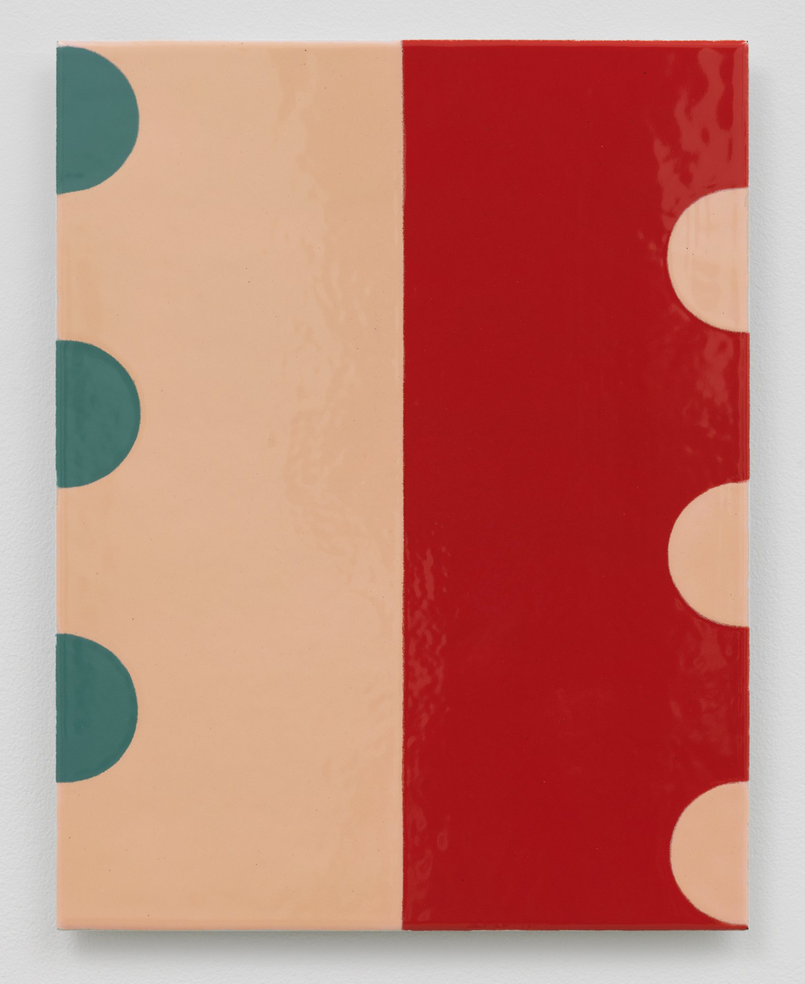 Ulrike Müller, Container, vitreous enamel on steel, 39.4 x 30.5 cm, 2019