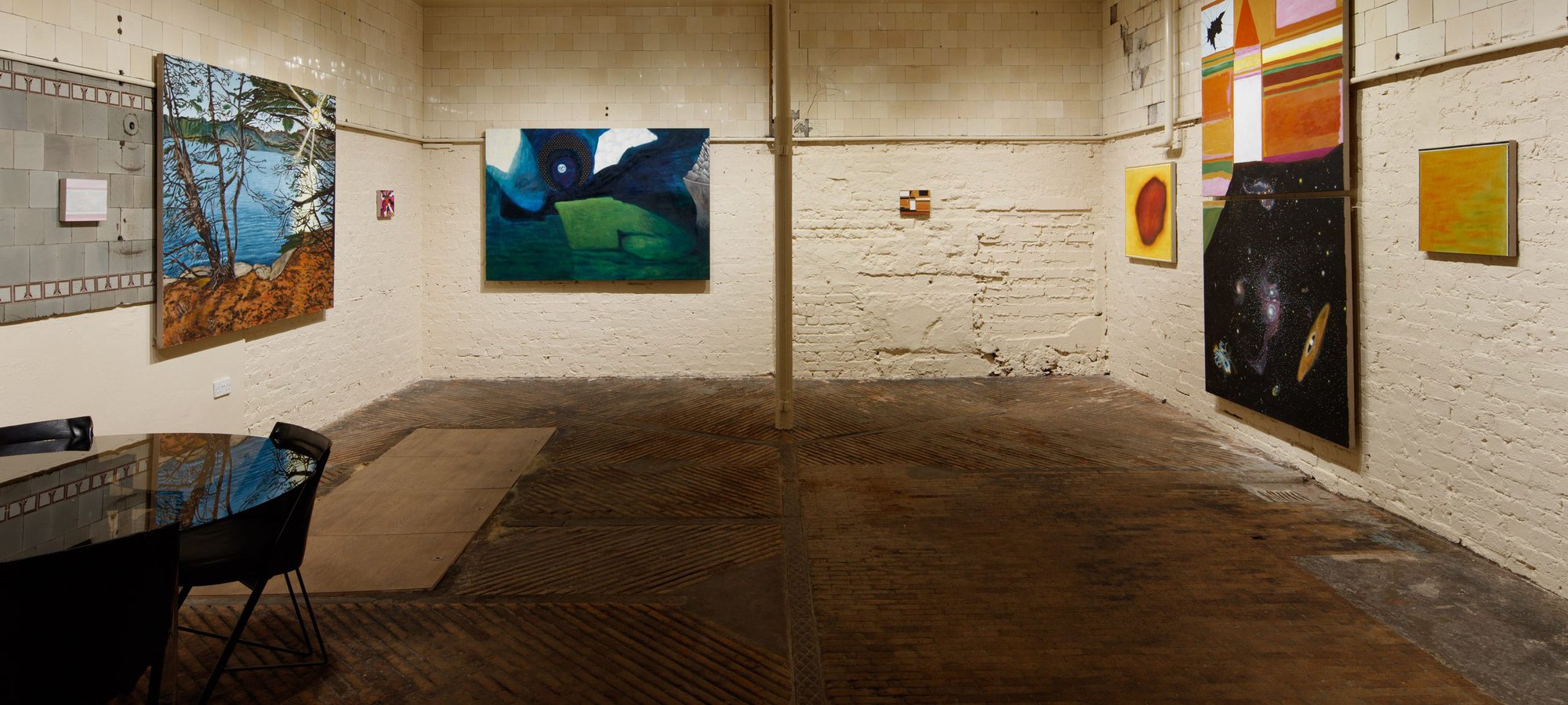Installation view, Leidy Churchman, The Between is Ringing, Rodeo, London, 2021