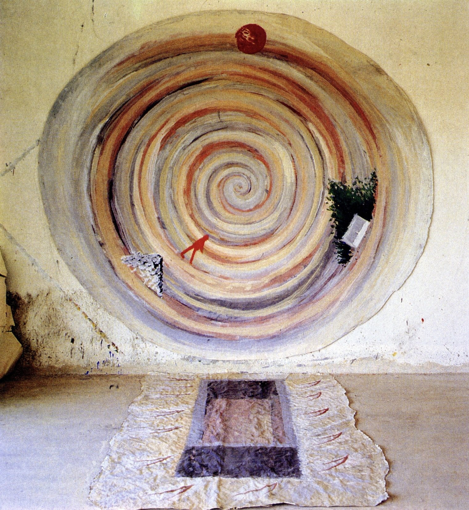 Thanasis Totsikas, Untitled, mixed media, 460 x 300 x 170 cm, 1986. Installation view, Utopia Versus Reality, 19a Bienal de São Paulo, São Paulo, 1987